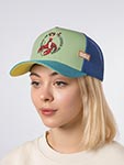 Бейсболка COASTAL арт. HFT Cowgirl Option (салатовый / голубой)